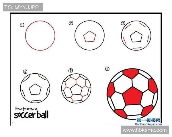 简笔画教程：如何画出结合足球与星空的创意图案